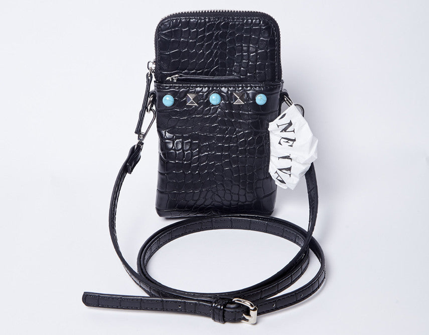 The Bitsy-Black/Turquoise